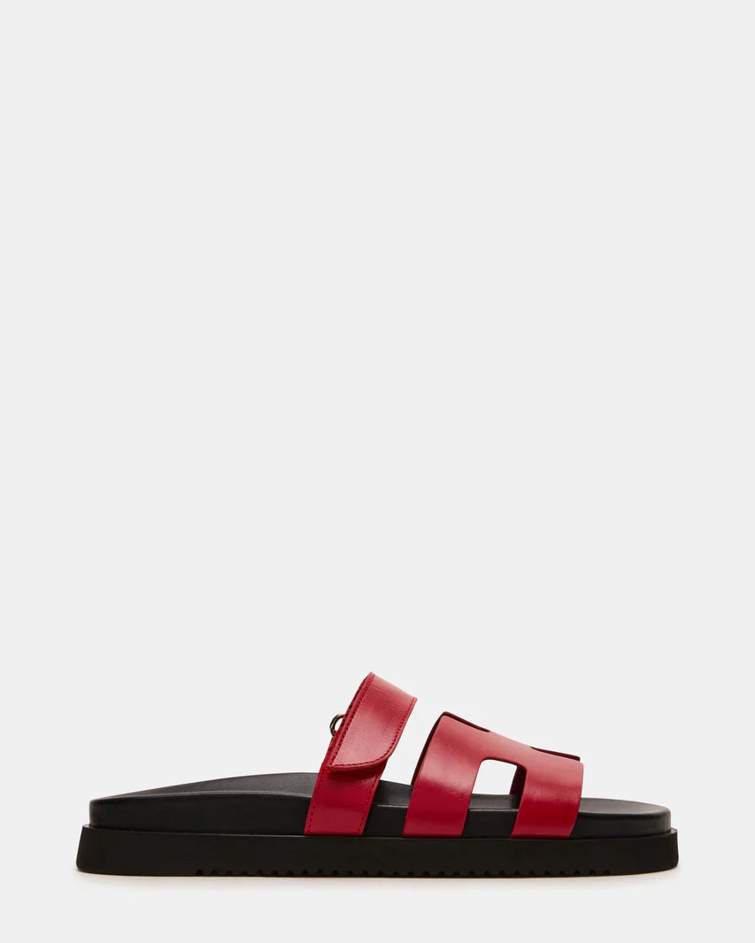 Steve Madden MAYVEN BLACK LEATHER Sandals